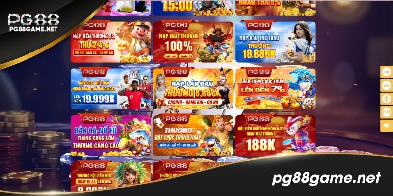 Săn khuyến mãi cực khủng chỉ có tại casino PG88